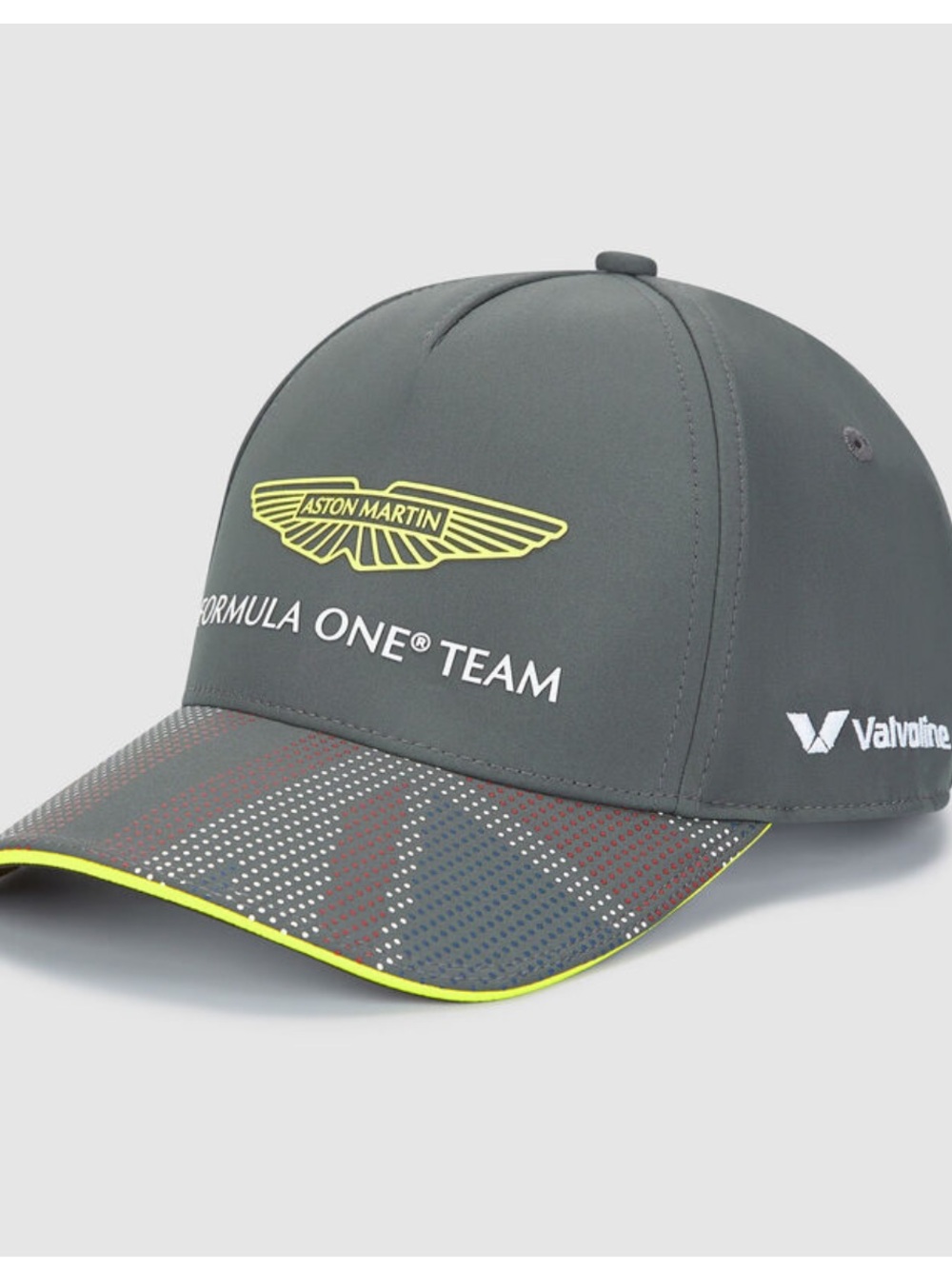 Aston Martin F1 Team Gray & Neon Baseball Cap